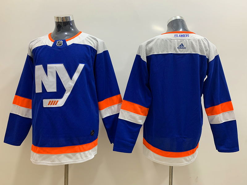 Men's New York Islanders Blue Blank Jersey
